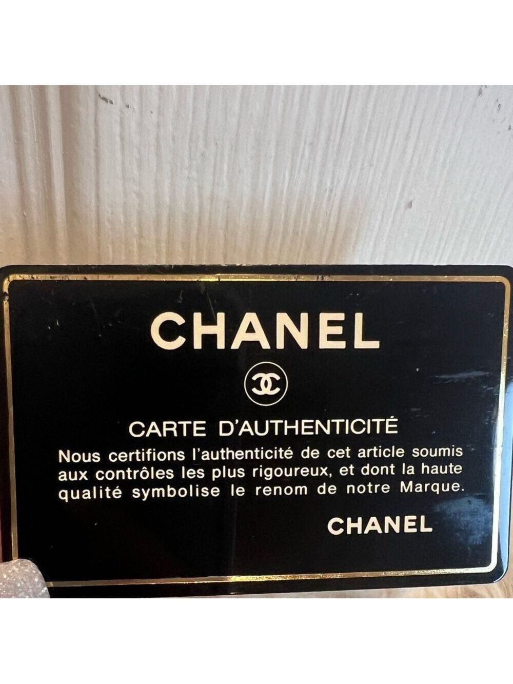 ❤️CHANEL BLACK PATENT LEATHER 6 RING KEYHOLDER WITH LOGO - Picture 13 of 16